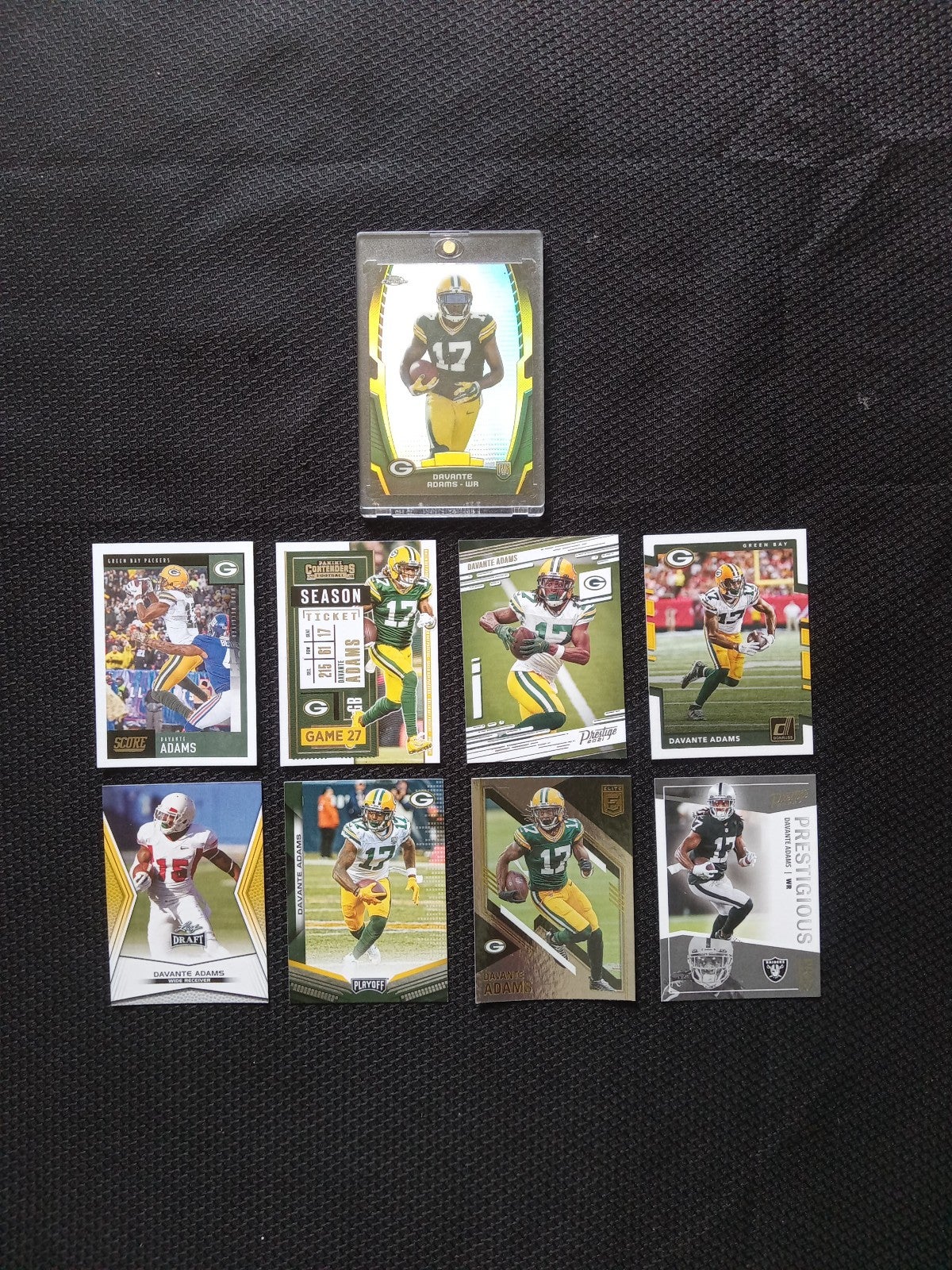 Davante Adam's rookie refractor lot