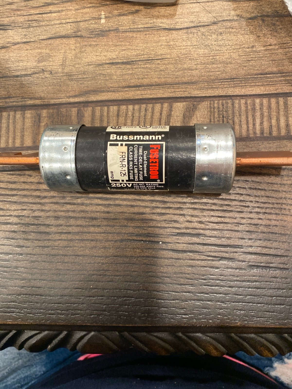 Copper Bussman FRN-R-125
