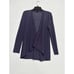 Eileen Fisher Purple Knit Italian Yarn Wool Open Cardigan Size PL Lightweight