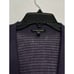 Eileen Fisher Purple Knit Italian Yarn Wool Open Cardigan Size PL Lightweight