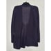 Eileen Fisher Purple Knit Italian Yarn Wool Open Cardigan Size PL Lightweight