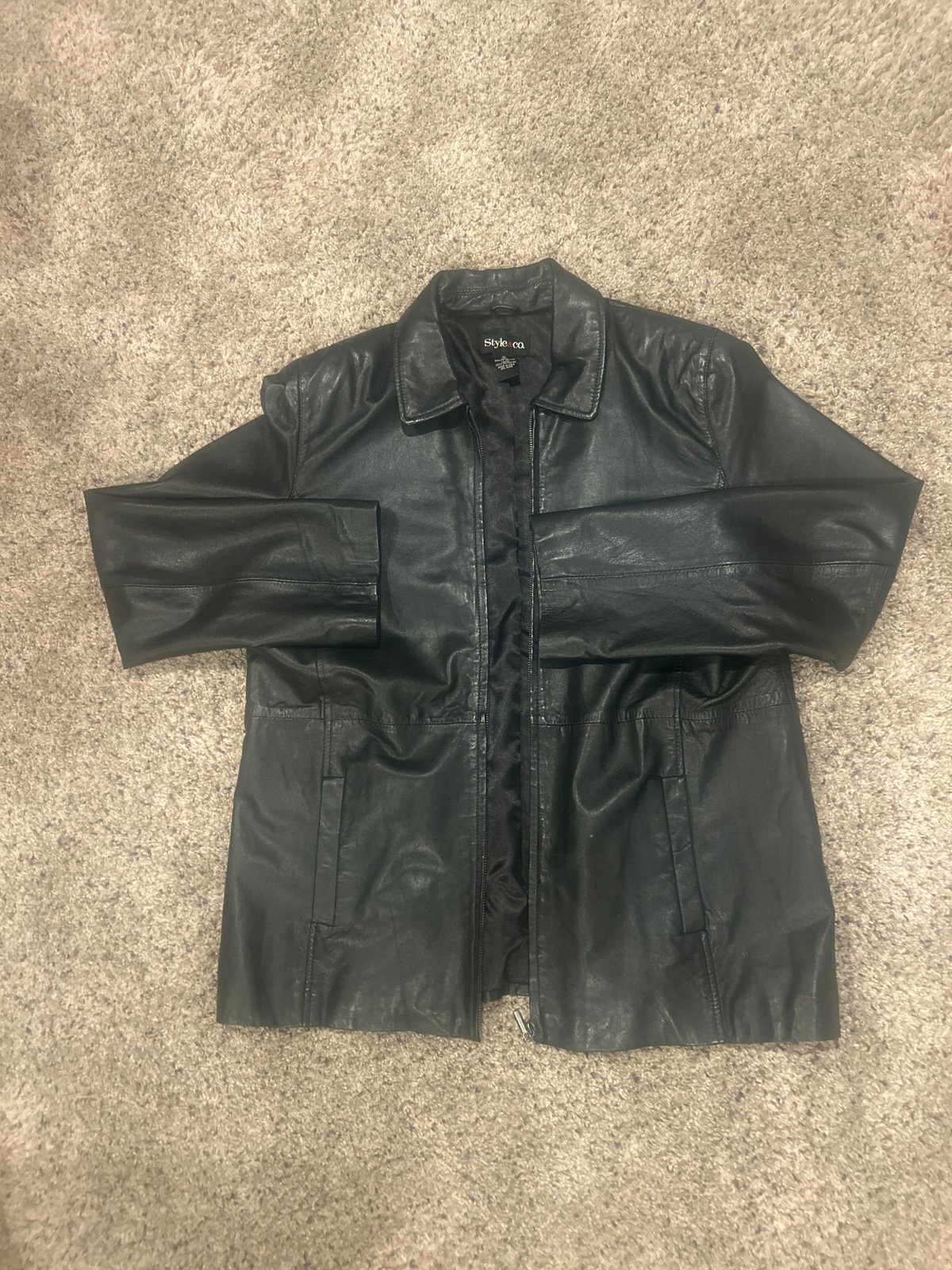 Leather jacket