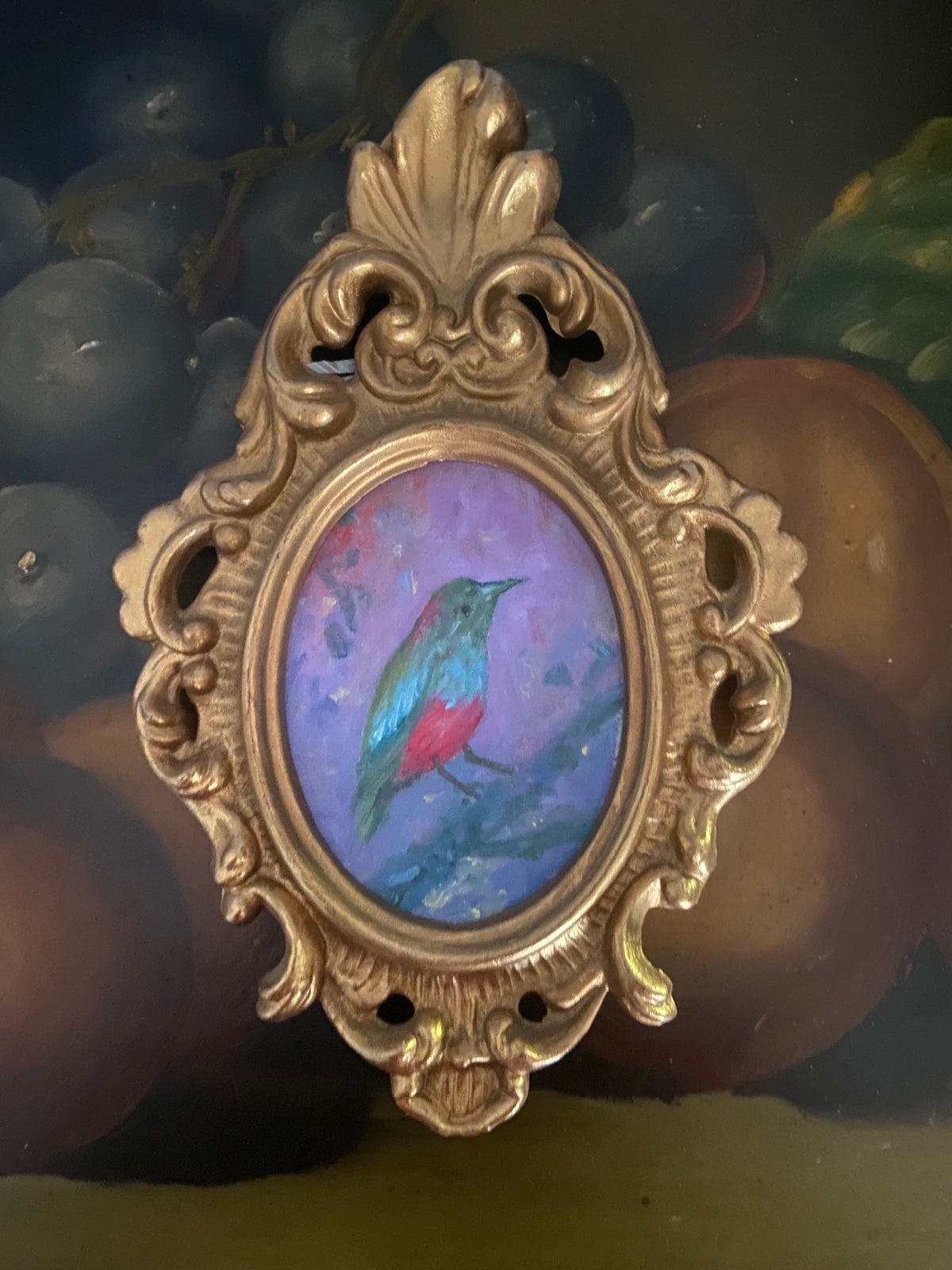 original oil painting , framed