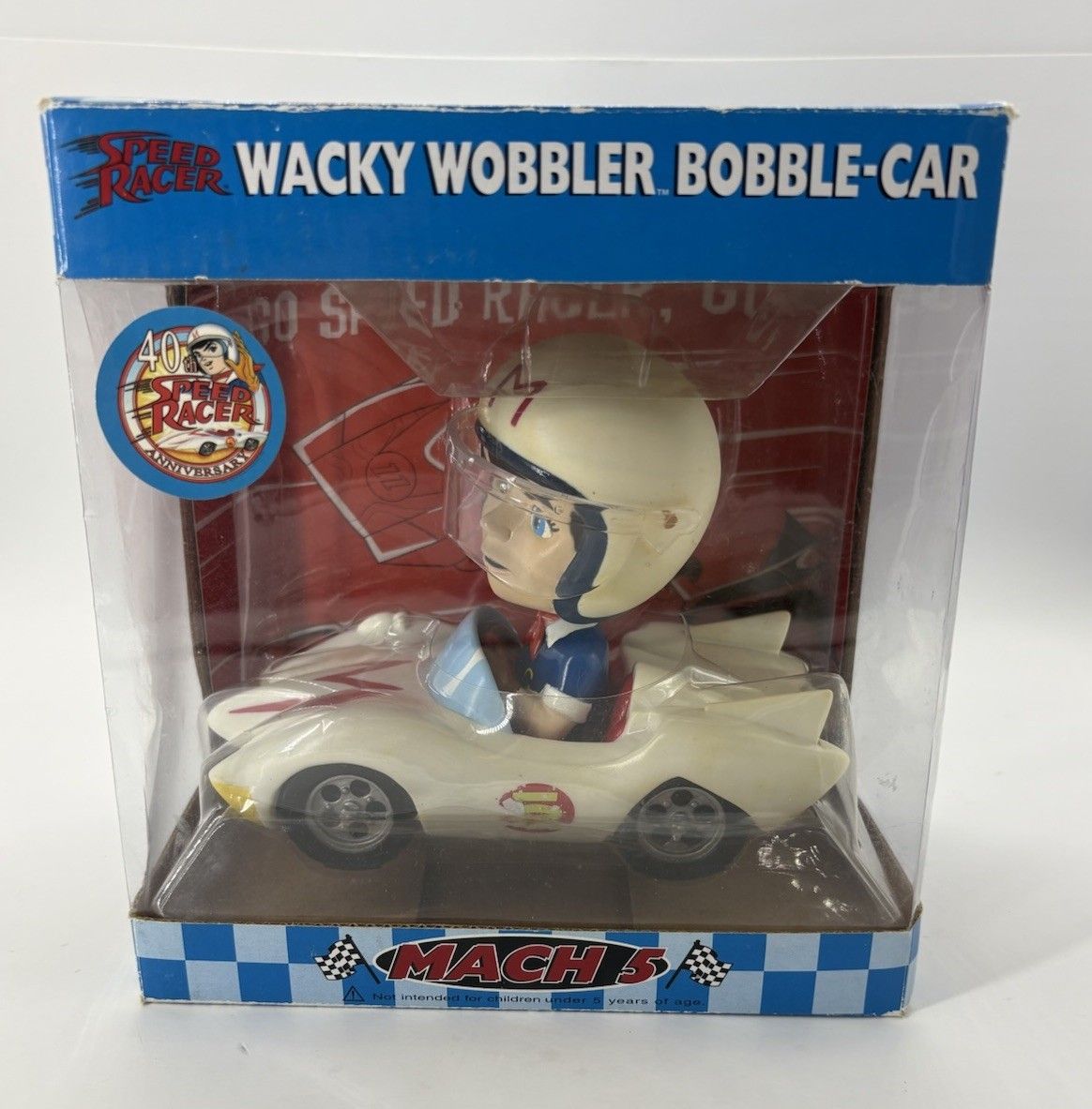 SPEED RACER Wacky Wobbler Bobble Car