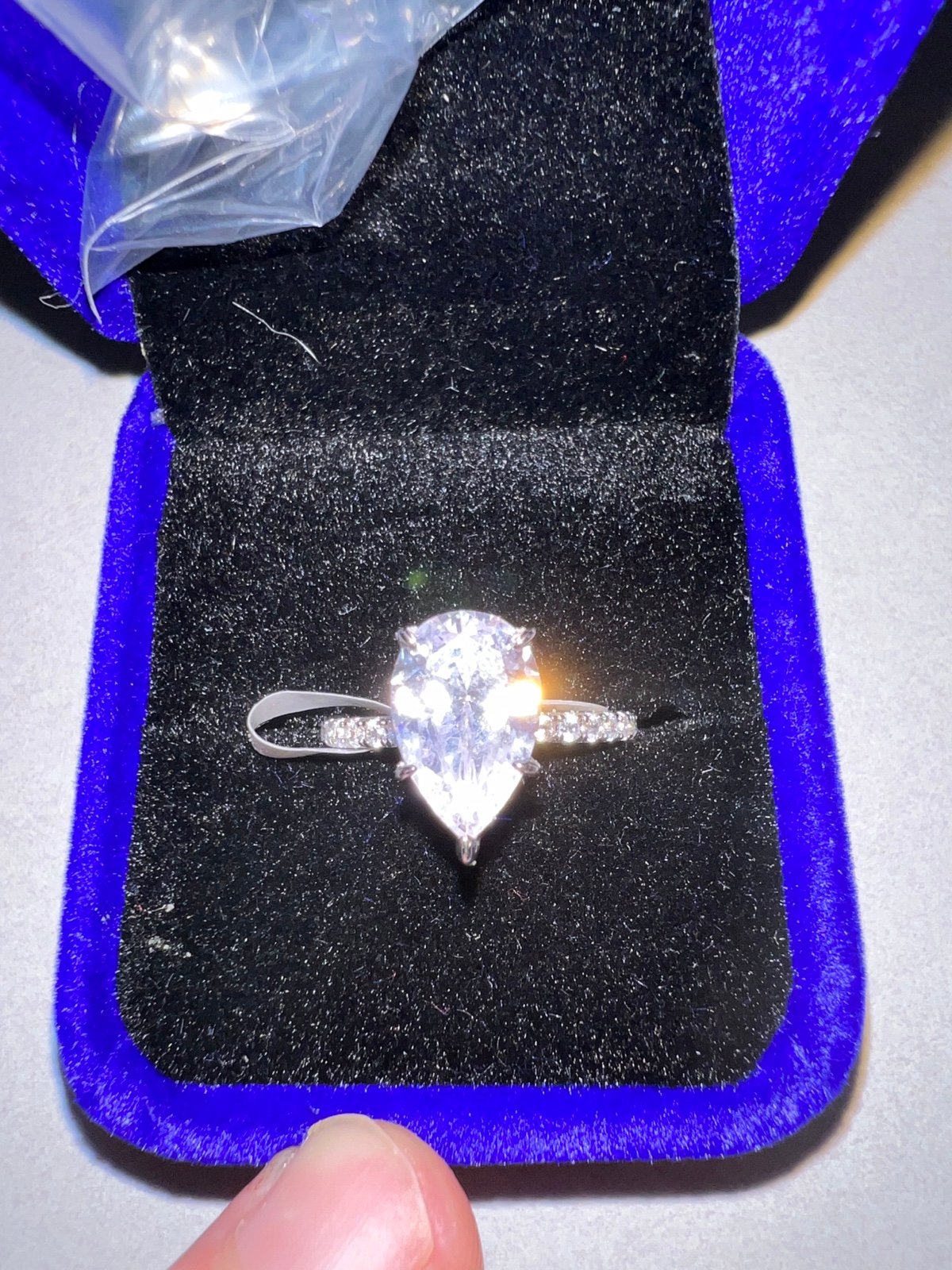 Moissanite Engagement Ring