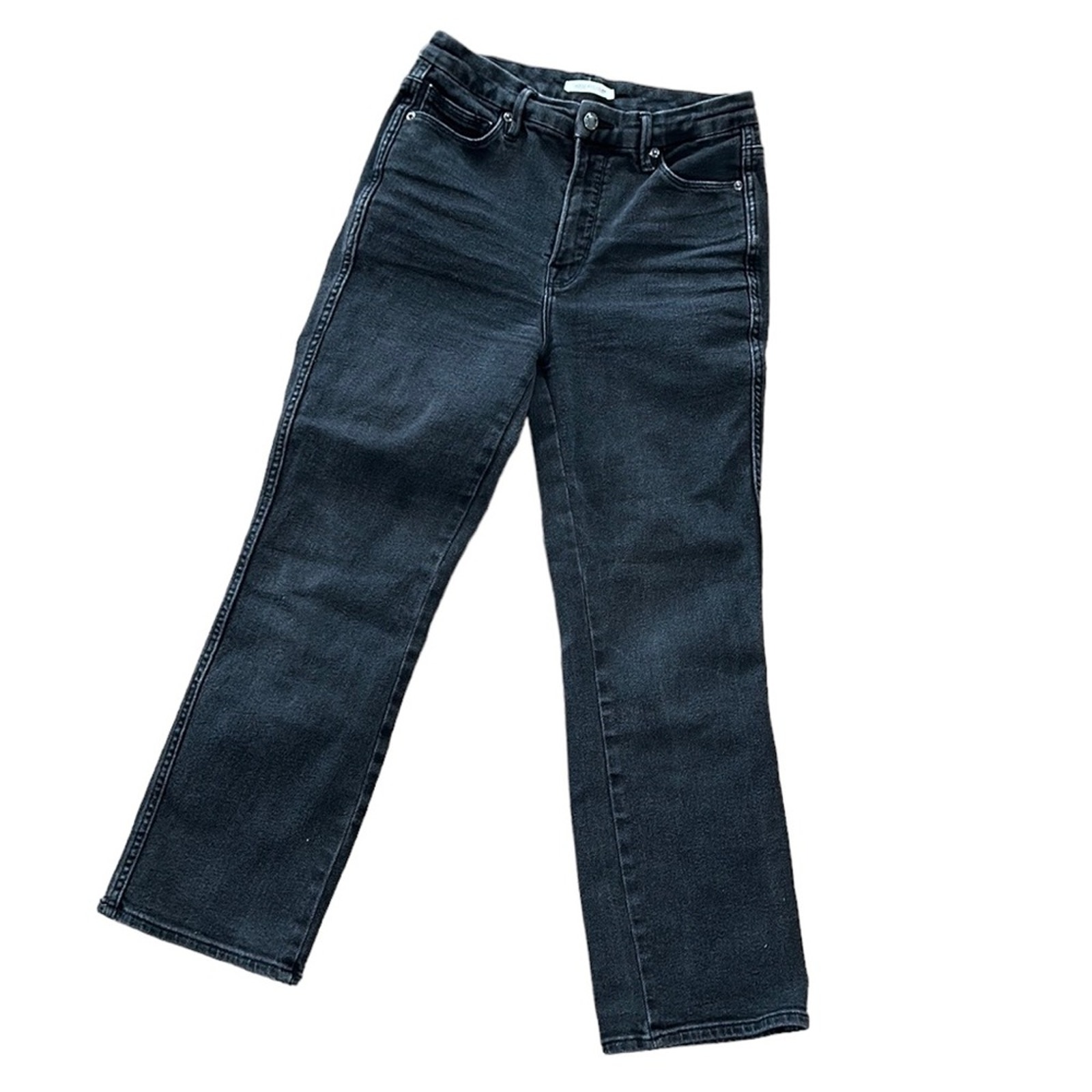 Good American Good Curve High Rise Black Jeans Women’s Size 6 / 28