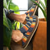 Sanuk Mens 10 Vagabond ST Donny Secret Stache Serape Blanket Stripe Suede Ltd Ed