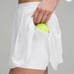 Narrow Waistband Tennis Skirt size 6 wht