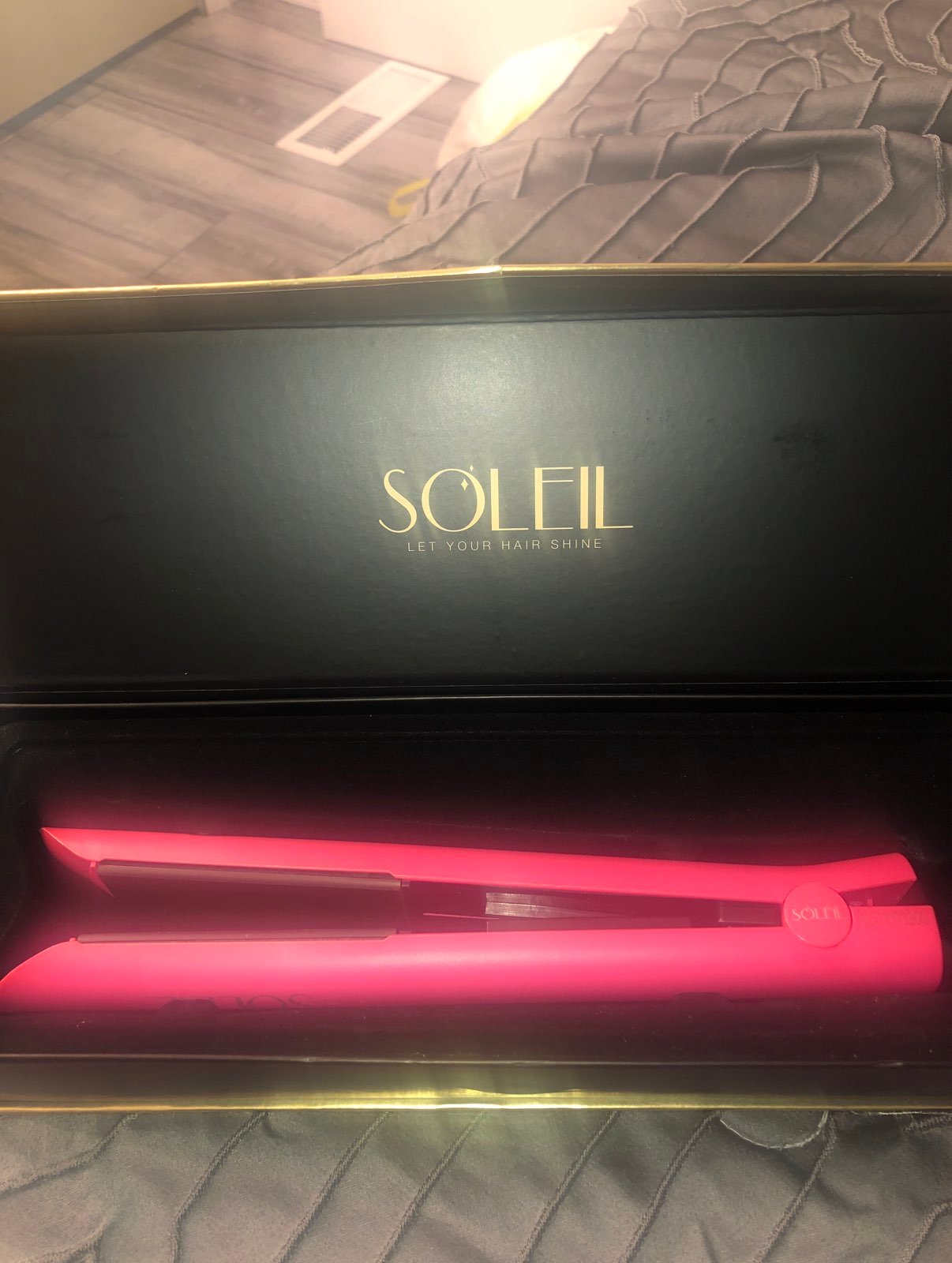 how to use soleil flat iron