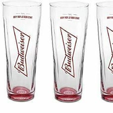 Budweiser Signature Glass - 16 Ounce - Set of 4
