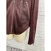 William Rast Burgundy Wilde Moto Jacket Collared Zip Up M