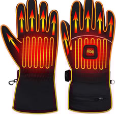 Autocastle Men Women Rechargeable Electric Warm Heated Gloves Battery Large/XL
