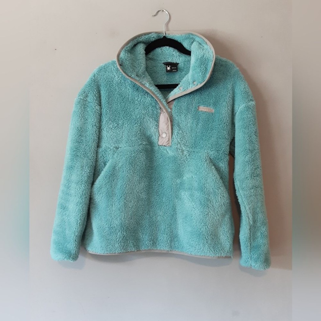 Spyder 1/4 Snap Cozy Sherpa Pullover w/ Pockets