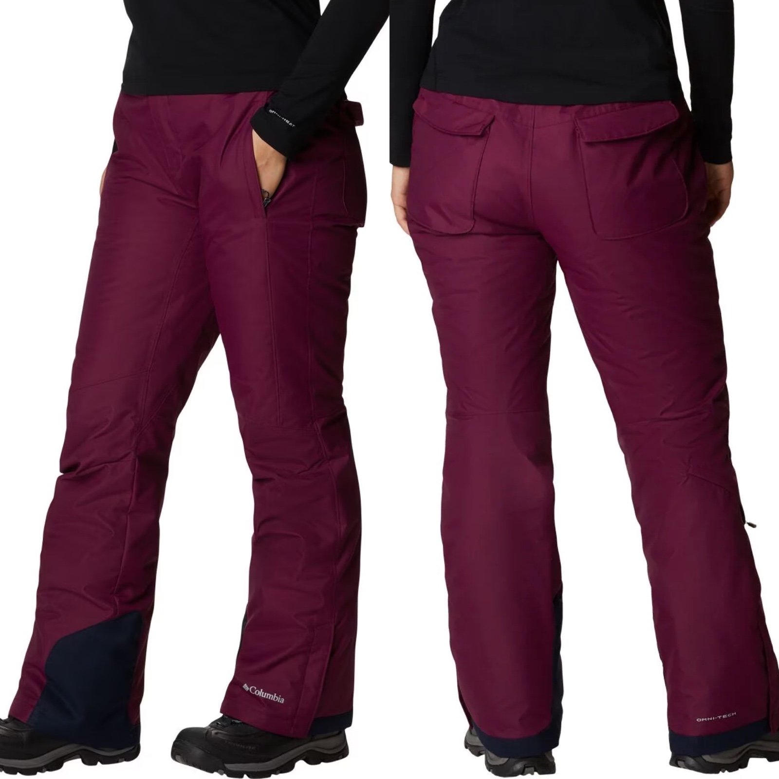 NWT Columbia Bugaboo Omni-Heat Snow Snowboarding Ski Winter Insulated Pants XS