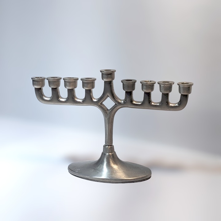 Restoration Hardware RH Hanukkah Menorah Hanukkiah Candelabra 5.5 x 8 in
