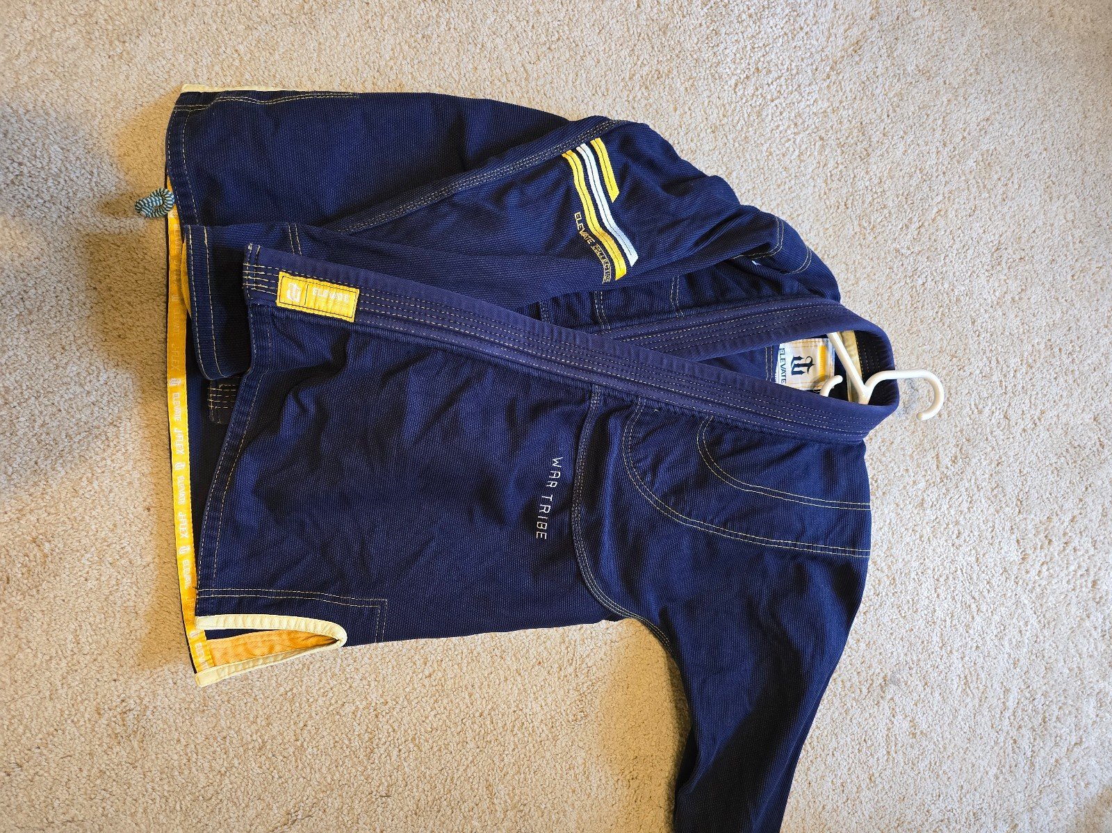 Navy Blue and Gold W2 War Tribe Elevate Gi