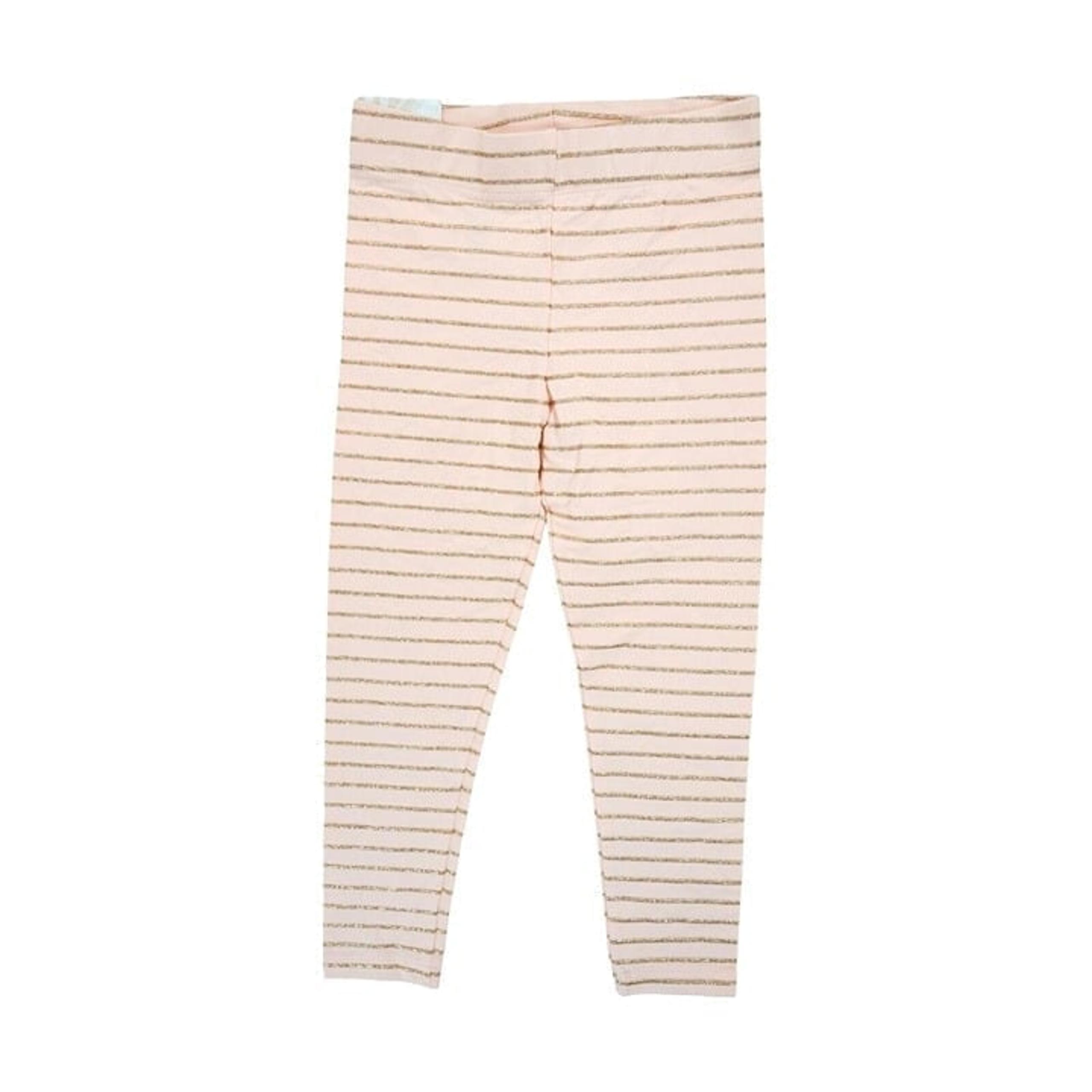 NWT Tommy Bahama Girls 5/6 Sequin Pink Legging ~ Striped