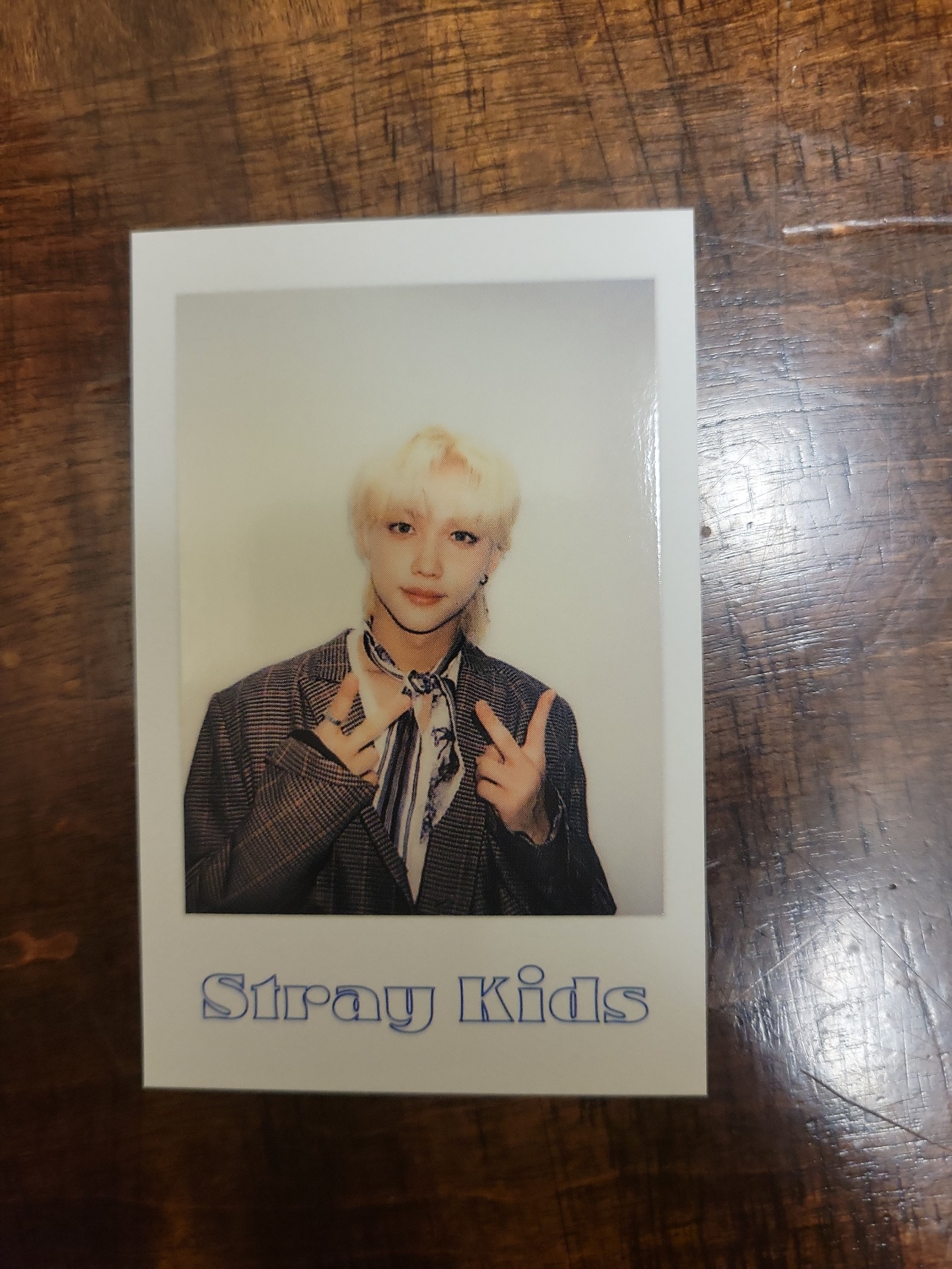 Stray Kids SKZ FELIX Season's Greetings 2022 Official Polaroid photocard