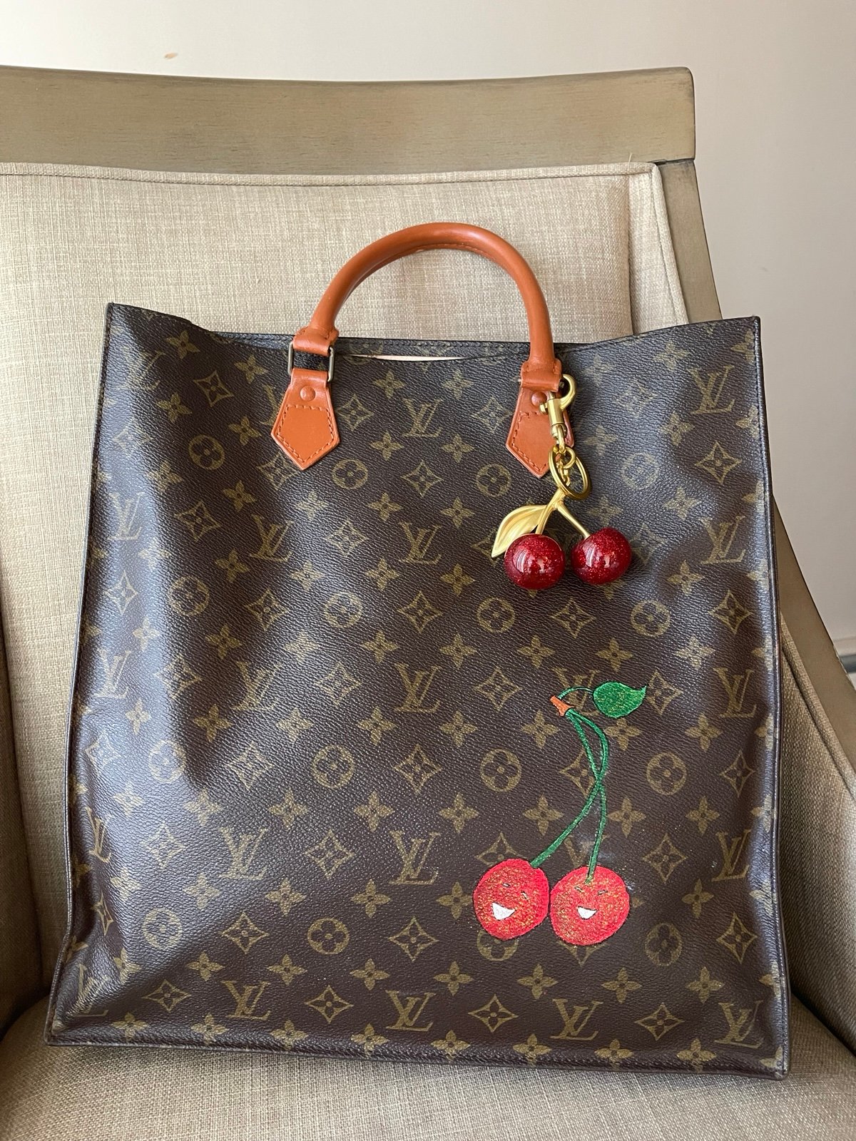 Authentic Louis Vuitton monogram tote bag