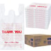 T-Shirt Thank You Plastic Grocery Store Shopping Carry Out Bag 1000ct Recyclable