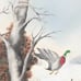 Vintage Duck Painting - Oil Painting on Canvas signed by E. Gordon 1982