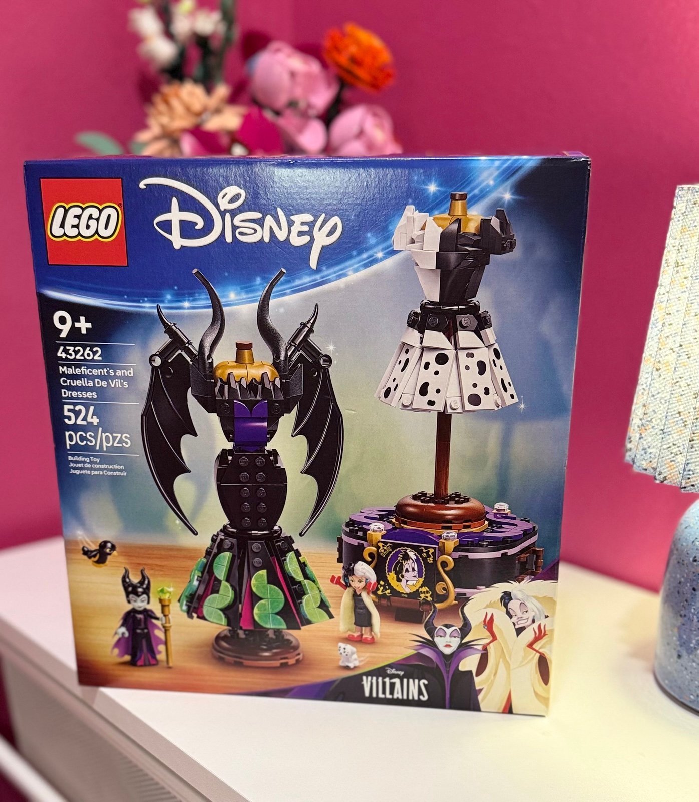 LEGO- Maleficent’s and Cruella De Vil’s Dresses (43262) - NEW-SEALED