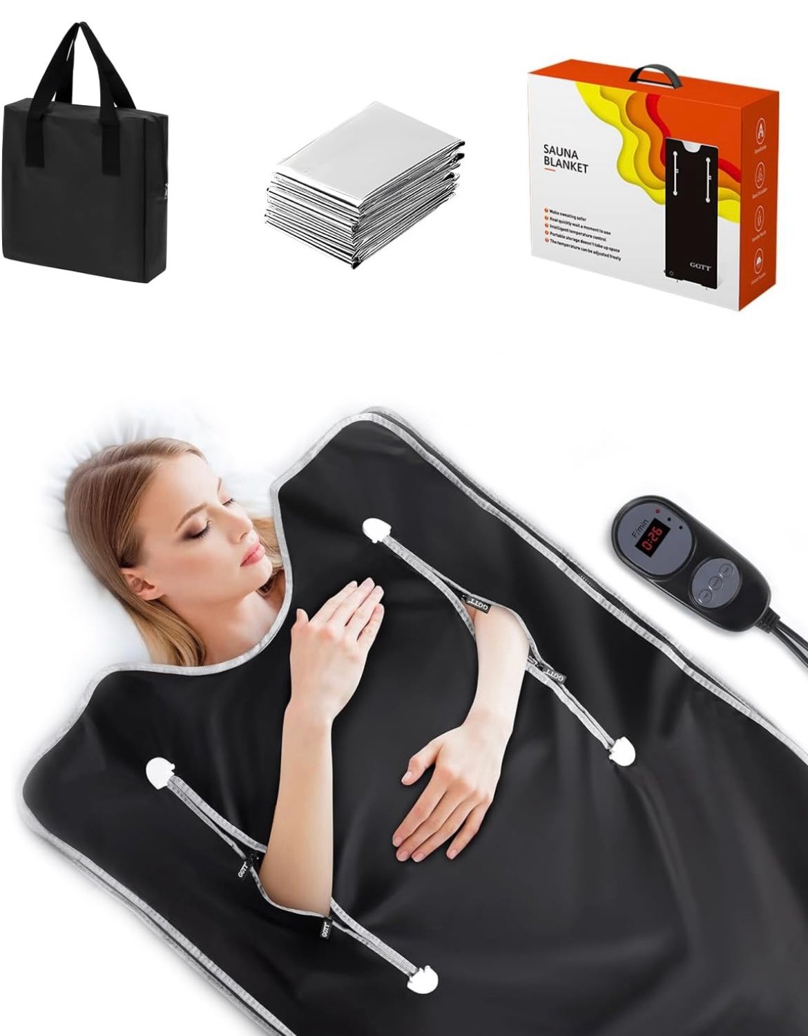 Infrared Sauna Blanket-Sauna Blanket for Home Use, Portable