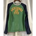 VTG Abercrombie & Fitch Men's Raglan Baseball Jersey Blue Green Long Sleeve XL