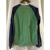 VTG Abercrombie & Fitch Men's Raglan Baseball Jersey Blue Green Long Sleeve XL