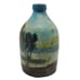 Primitive Folk Art Jug Hand Painted Landscape Sail Boats Fishing Antique Jar
