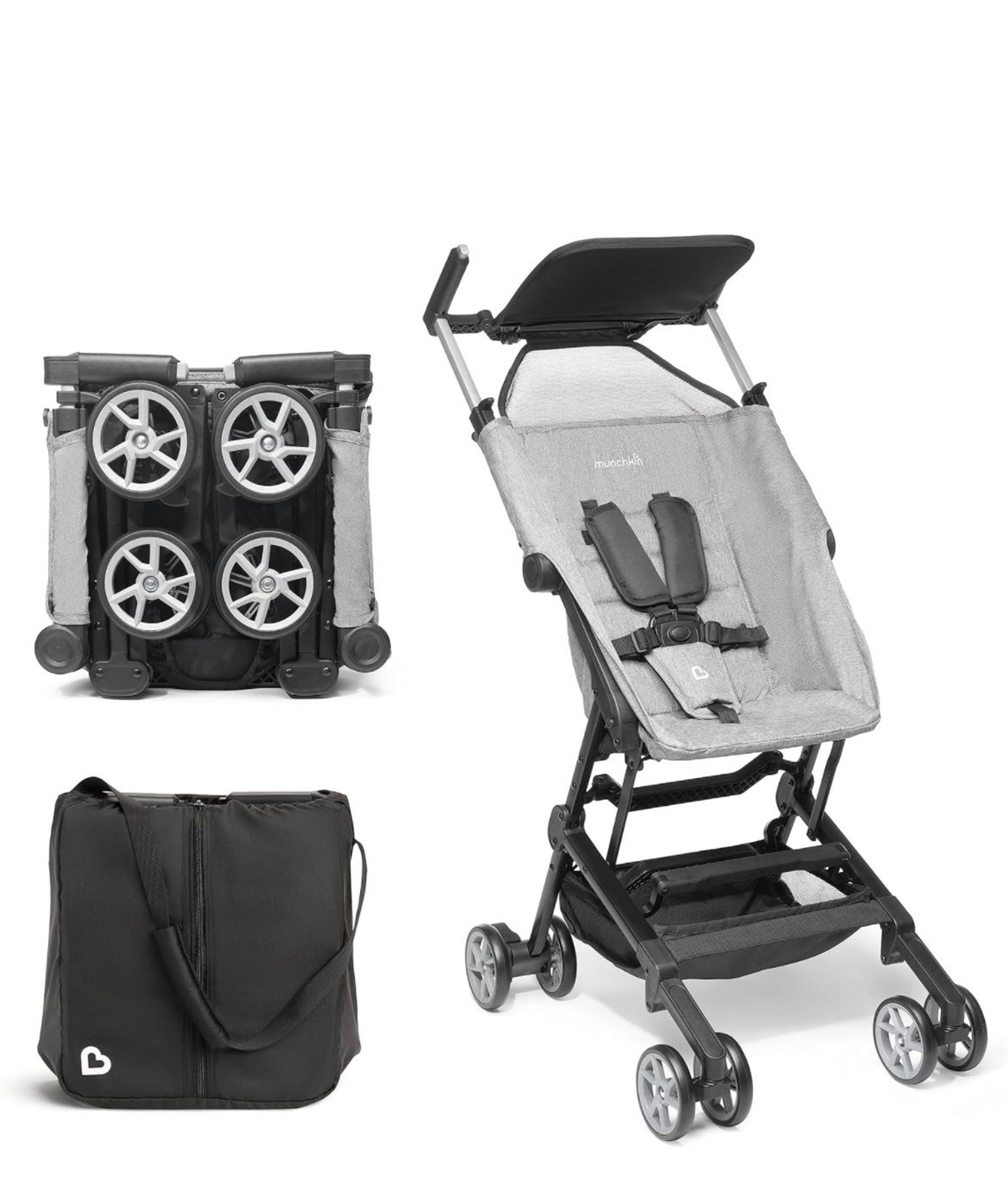 Munchkin Ultra Compact Lightweight Travel Stroller - Grey
