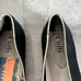 CLIFFS BY WHITE MOUNTAIN Women's Black Leather Becca Perforated Flats SZ 11