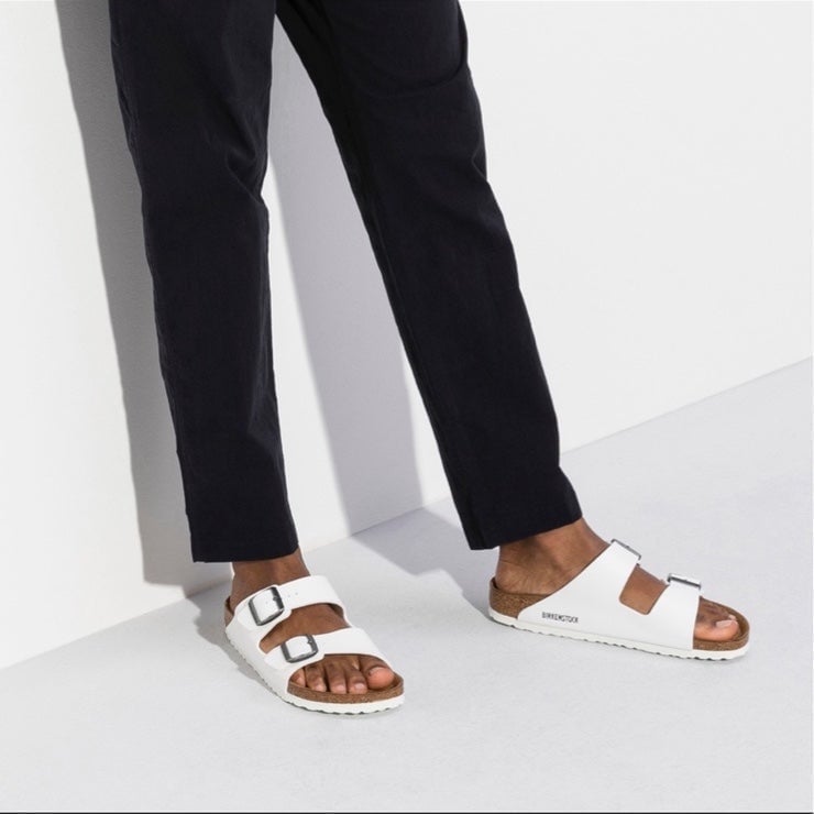Birkenstock Womens Arizona Birko-Flor White 552683(other sizes available)