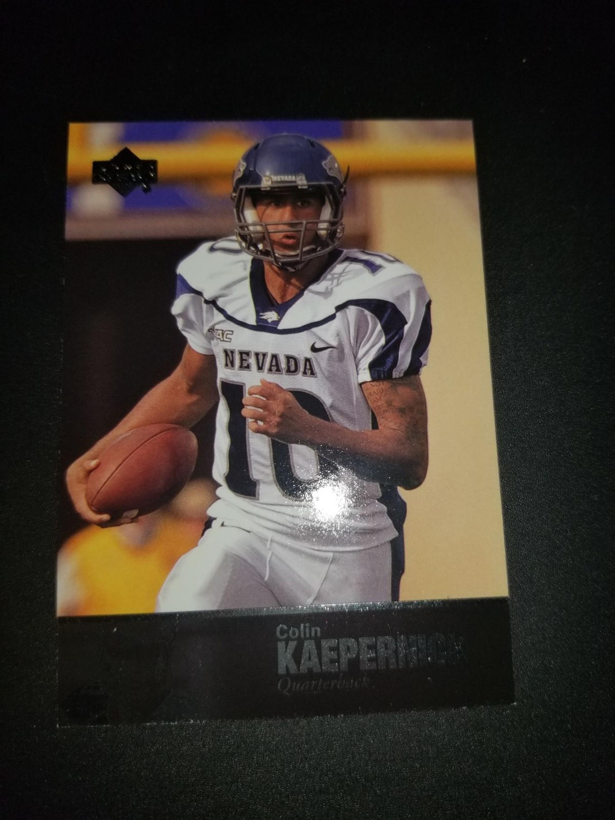 colin kaepernick upper deck rookie card