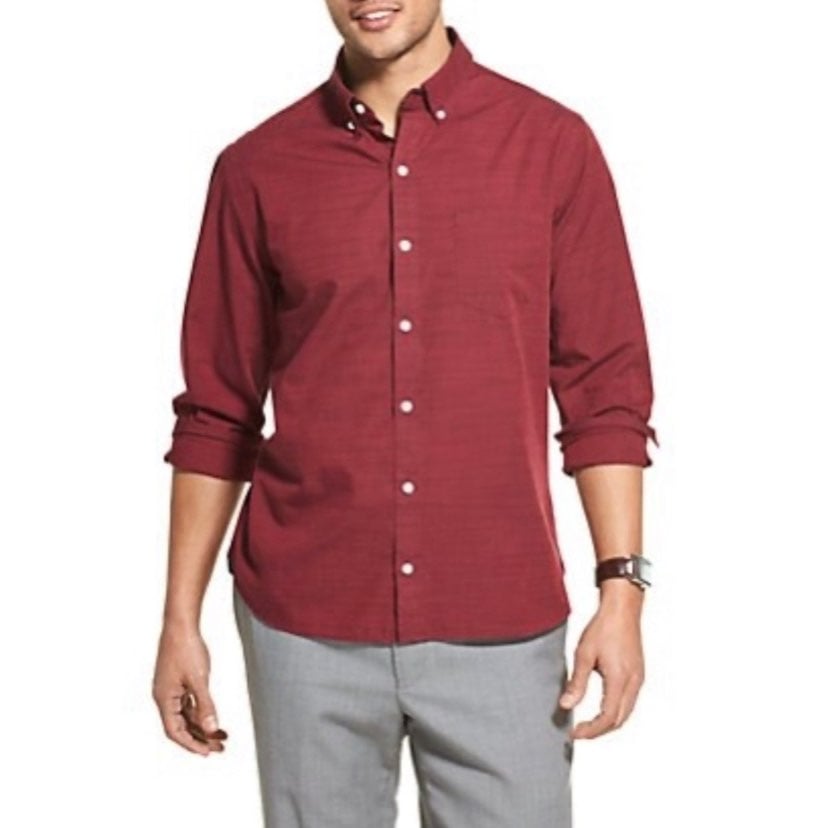 Van Heusen Never Tuck Slim Fit Shirt