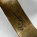Vintage 1973 MCM Brass Sutton Cuff Bracelet Egyptian Revival Signed!