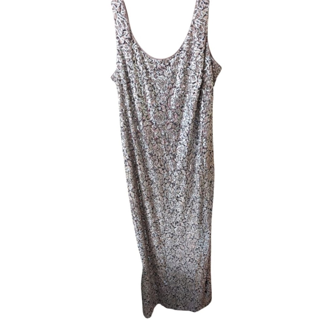 Ignite Evenings Sheath Sequin Dress Size 18W Plus Size