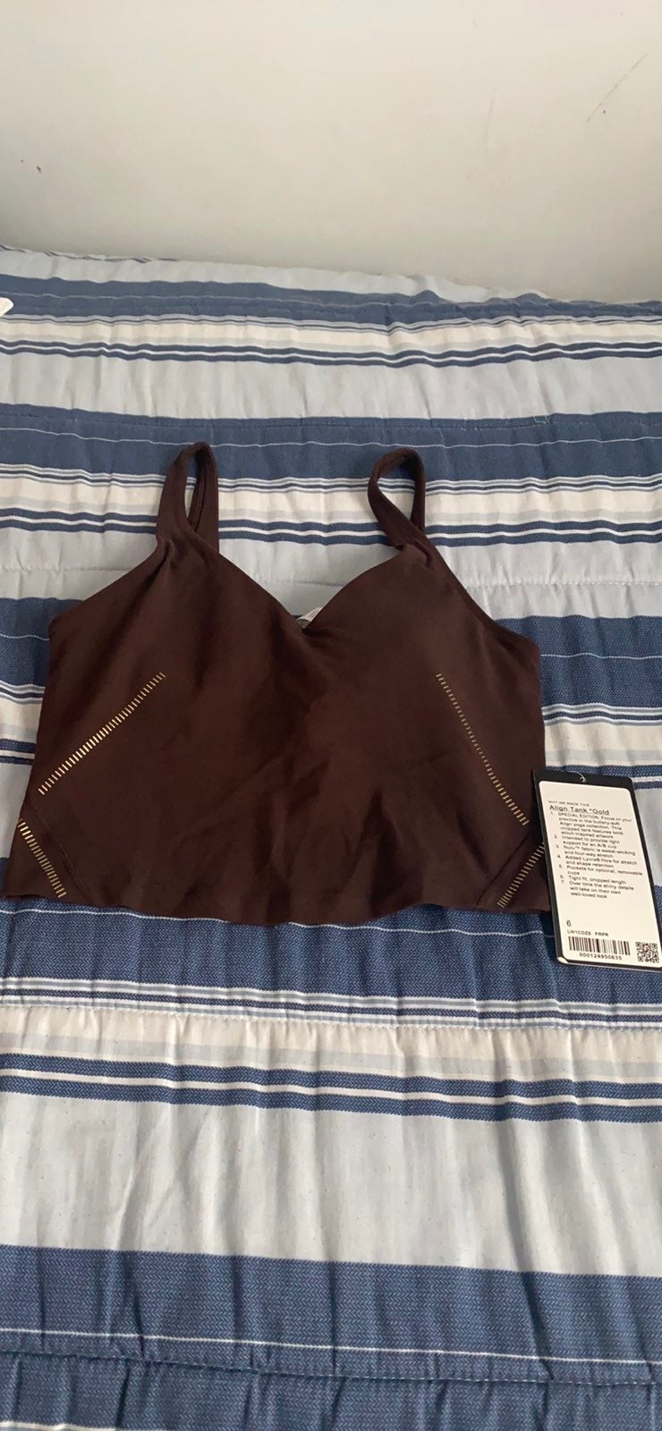 Lululemon Align Tank Size 6 Gold