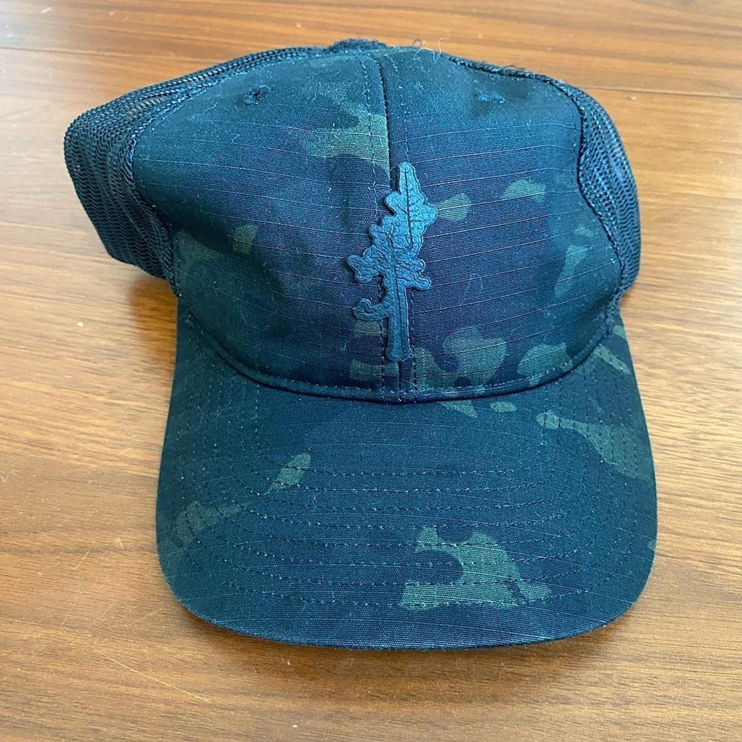 Black Camouflage Mossy Oak Brand Hat