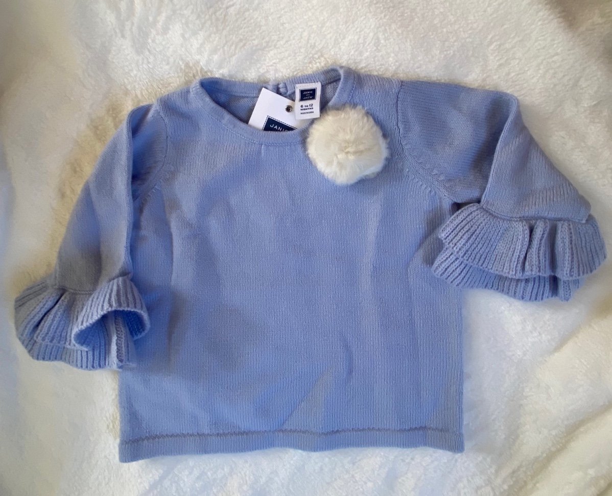 Janie and Jack girls 6-12 mos sweater NWT spring summer pictures church soft