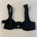 NWOT L*Space Black Tori Amal Underwire Bikini Top Size Medium