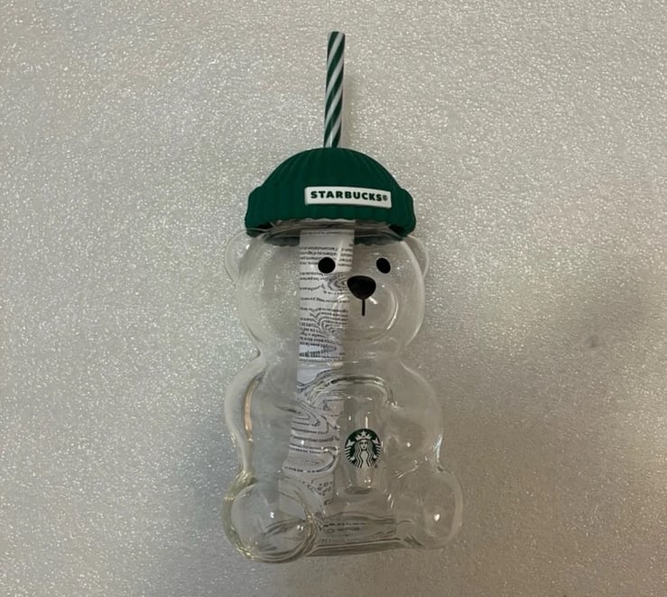 New Starbucks glass viral bear