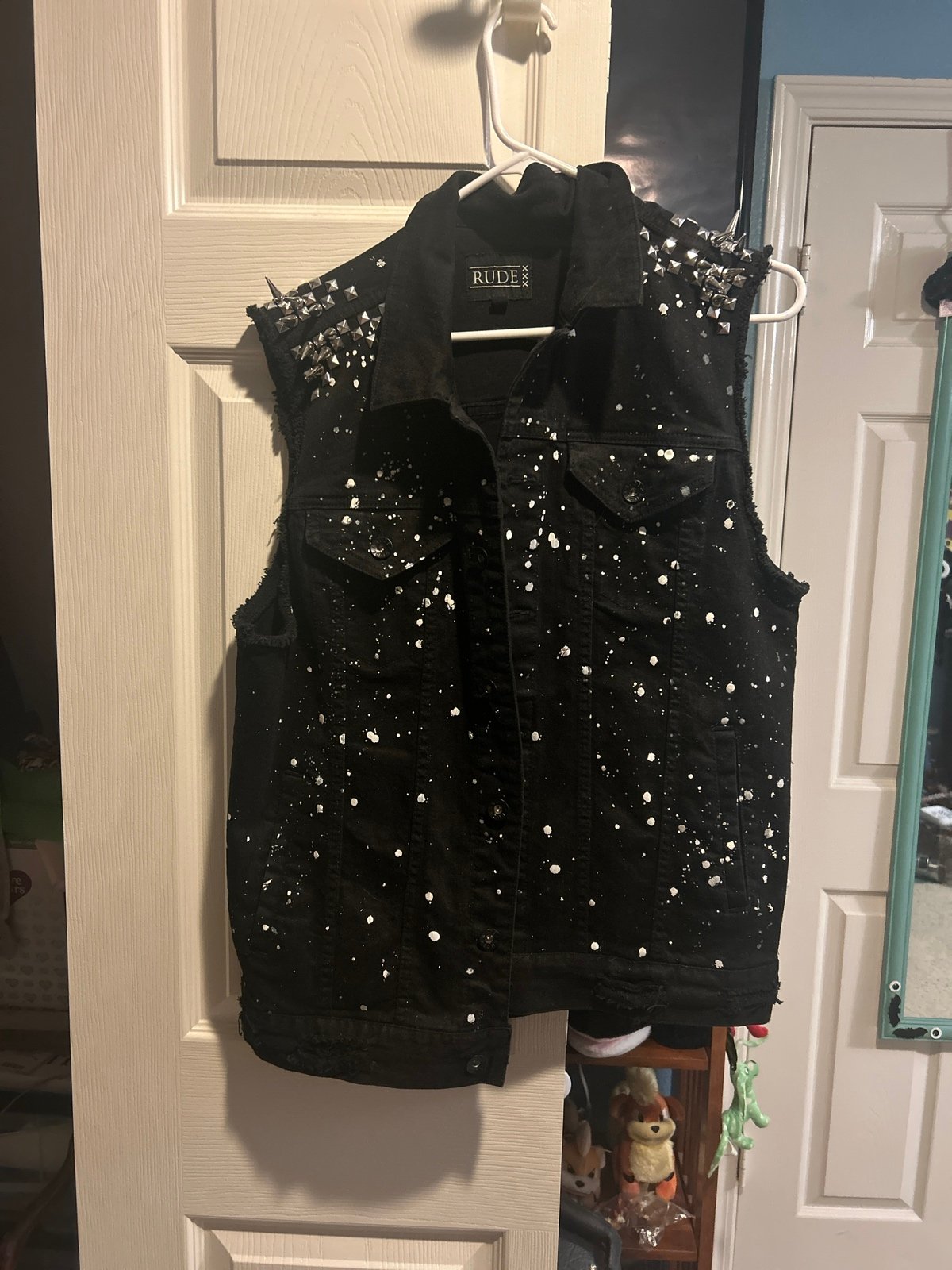 Hot Topic Denim Vests Mercari