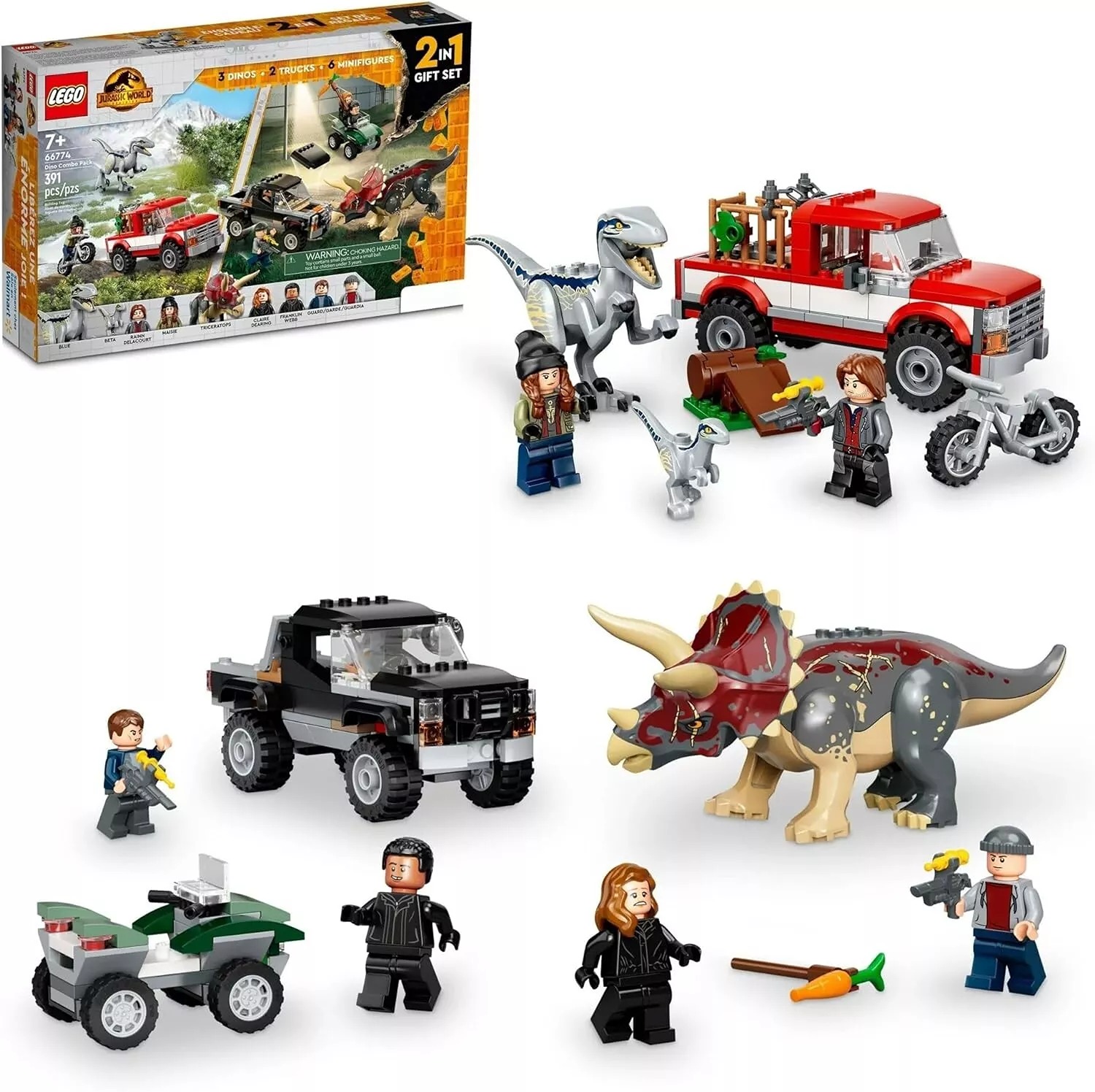 LEGO New Dino Combo Pack Walmart Exclusive 66774 Jurassic World Dominion NIB