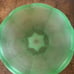 Vintage Viking Glass Bowl Green Frosted Glass Rare