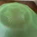 Vintage Viking Glass Bowl Green Frosted Glass Rare