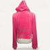 Iconic Juicy Couture Hot Pink Velour Bedazzled Zip Up Hoodie NWT Deadstock