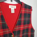 Vintage Talbots Plaid Wool Button-Front Vest Size Large