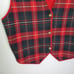 Vintage Talbots Plaid Wool Button-Front Vest Size Large