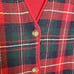 Vintage Talbots Plaid Wool Button-Front Vest Size Large